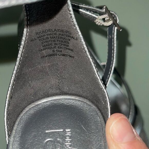 NORDSTROM RACK Adelaide Block Heel Sandals Size 6.5 - Picture 9 of 10